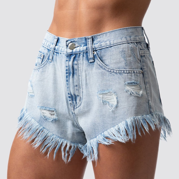 Dropship High Waist European And American Retro Hot Girl Heart Loose High  Waist Super Short Shorts to Sell Online at a Lower Price